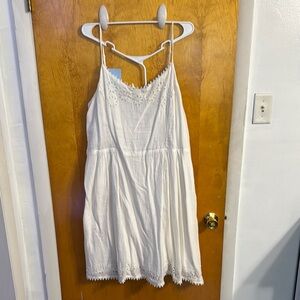 Old Navy White embroidered Sundress